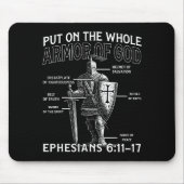 Christian Knights Templar Medieval Knight Armor Of Mousepad (Vorne)