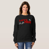 Christian Love Is Polite So Be Polite Sweatshirt (Vorne ganz)