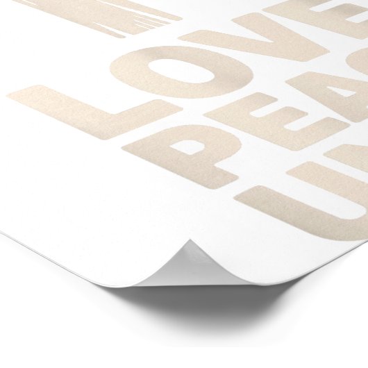 Christian Love Peace Unity Day Poster (Ecke)