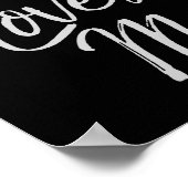 Christian Love Quote Gift For New Believers Jesus Poster (Ecke)