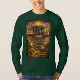 Christian Männer Römer 8:28 Bibel Langarmshirt T-Shirt