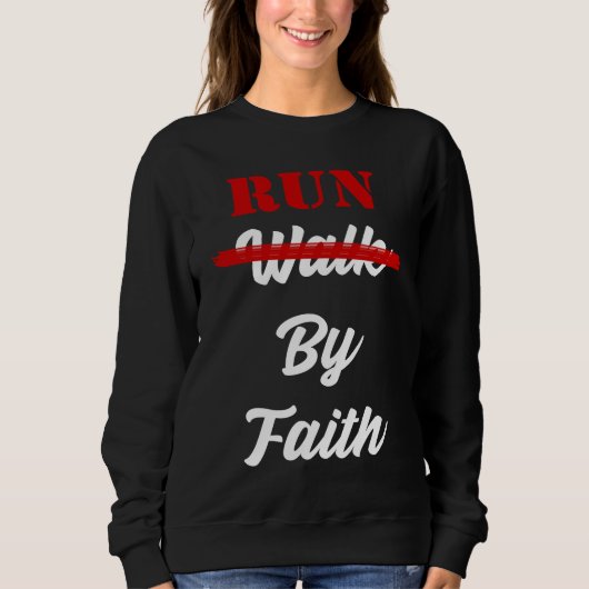 Christian Marathon Runner Sweatshirt (Vorderseite)