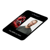 Christian Memorial Keepsake Baseball Softball  Magnet (Linke Seite)