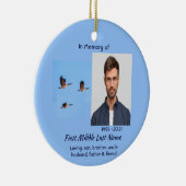 Christian Memorial Keepsake Canada Goose Outdoors Keramik Ornament (Rechts)