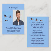 Christian Memorial Keepsake Canada Goose Outdoors Visitenkarte (Vorne/Hinten)