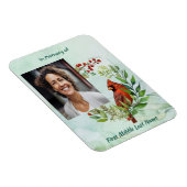 Christian Memorial Keepsake Cardinal Bird Magnet (Rechte Seite)
