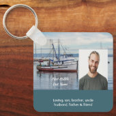 Christian Memorial Keepsake Commercial Fisherman Schlüsselanhänger (Vorderseite)