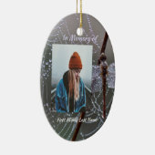 Christian Memorial Keepsake Dragonfly Dewdrops Keramik Ornament (Rechts)