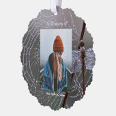 Christian Memorial Keepsake Dragonfly Dewdrops Ornament Karte (Links)