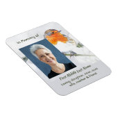 Christian Memorial Keepsake English Robin Bird Magnet (Rechte Seite)