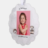 Christian Memorial Keepsake Hedgehog Children Ornament Karte (Links)