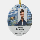 Christian Memorial Keepsake Lake Ducks Birds Keramik Ornament (Rechts)
