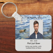 Christian Memorial Keepsake Lake Ducks Birds Schlüsselanhänger (Vorderseite)