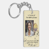 Christian Memorial Keepsake Music Bird Schlüsselanhänger (Vorderseite links)