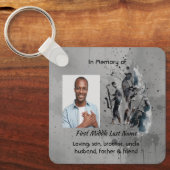 Christian Memorial Keepsake Music Jazz Band Schlüsselanhänger (Vorderseite)