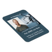 Christian Memorial Keepsake Scales Justice Law Magnet (Rechte Seite)