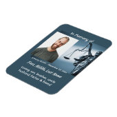 Christian Memorial Keepsake Scales Justice Law Magnet (Linke Seite)