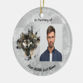 Christian Memorial Keepsake Wolf Wolves Animal art Keramik Ornament (Links)