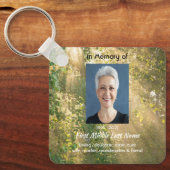 Christian Memorial Sunshine Golden Forest Schlüsselanhänger (Vorderseite)