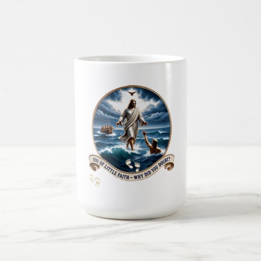 Christian Miracle Gift Set: Walk On Water Apparel Kaffeetasse (Mittel)
