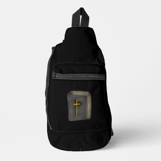 Christian Missionary Backpack Sling Bag with Bible (Vorderseite)