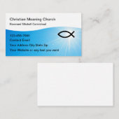 Christian Modern Business Cards Design Visitenkarte (Vorne/Hinten)
