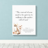 Christian Motivational Wall Art (Editable) Leinwanddruck (Insitu (Holzboden))