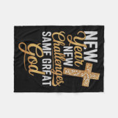 Christian New Years 2026 Happy New Year Same Great Fleecedecke (Vorderseite (Horizontal))