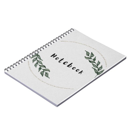 Christian Notebook for Bible Journaling Notizblock (Linke Seite)