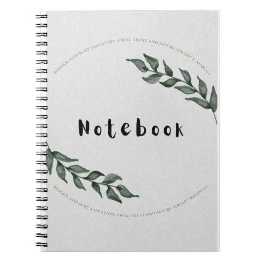 Christian Notebook for Bible Journaling Notizblock (Vorderseite)