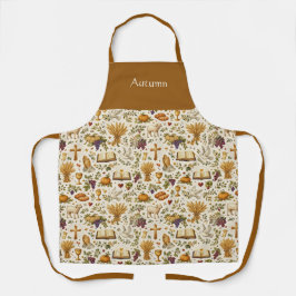 Christian Orange Pumpkins Harvest Personalized Schürze
