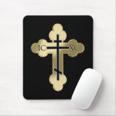 Christian orthodox cross mousepad (Mit Mouse)