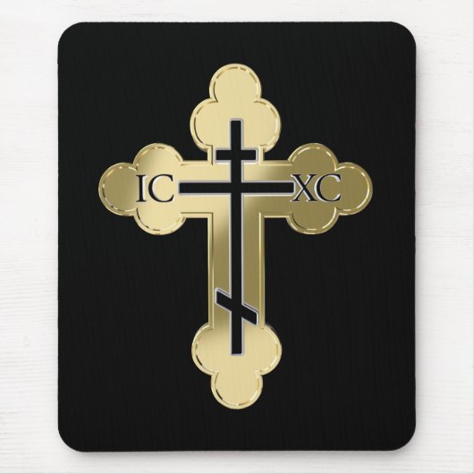 Christian orthodox cross mousepad (Vorne)
