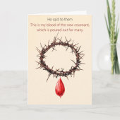 Christian Passover Card Karte (Vorderseite)