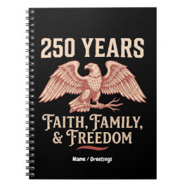 Christian Patriot 2026 Jubilee Faith Family  Notizblock