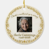 Christian Personalized Ornament Memorial (Hinten)