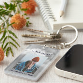 Christian Poem Memorial Keepsake Angel Sky Clouds  Schlüsselanhänger (Vorderseite rechts)