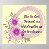 Christian Poster with Scripture (Vorne)