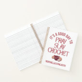 Christian PRAY SLAY CROCHET Craft Projects Notizblock (Innenseite)