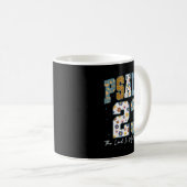 Christian Psalm 23 Retro The Lord Is My Shepherd B Kaffeetasse (VorderseiteRechts)