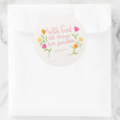 Christian Quote Sticker (Tasche)