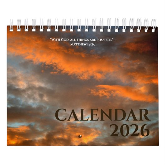 Christian Quotes Modern Calendar 2026 Photos Kalender (Titelbild)