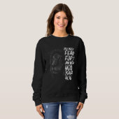 Christian Religious Bible Verse Sayings Lion Fear  Sweatshirt (Vorne ganz)