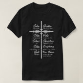 Christian Religious Faith Sola Gratia 5 Solas Refo T-Shirt (Design vorne)