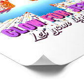 Christian Religious Glow For Jesus Let Your Light Poster (Ecke)