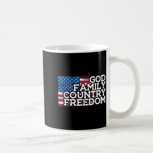 Christian Religious God Jesus Patriotic Men Women Kaffeetasse (Rechts)