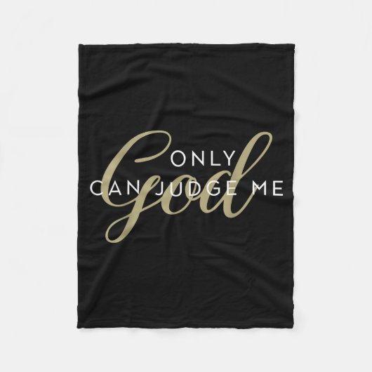 Christian Religious Men And Women Only God Can Jud Fleecedecke (Vorderseite)