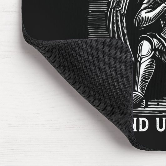 Christian Saint Michael Catholic Saint Defend Us I Mousepad (Ecke)