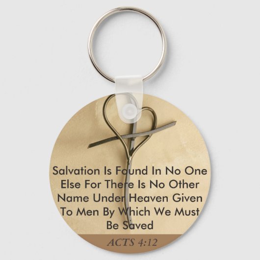 CHRISTIAN SCRIPTURE BIBLE VERSE 1 SIDED KEYCHAIN SCHLÜSSELANHÄNGER (Vorderseite)