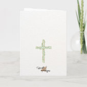 Christian Scripture Easter Card Feiertagskarte (Rückseite)
